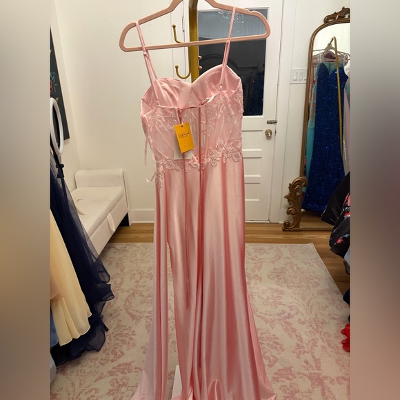 Sherri Hill Pink Prom Dress - Picture 4 of 4